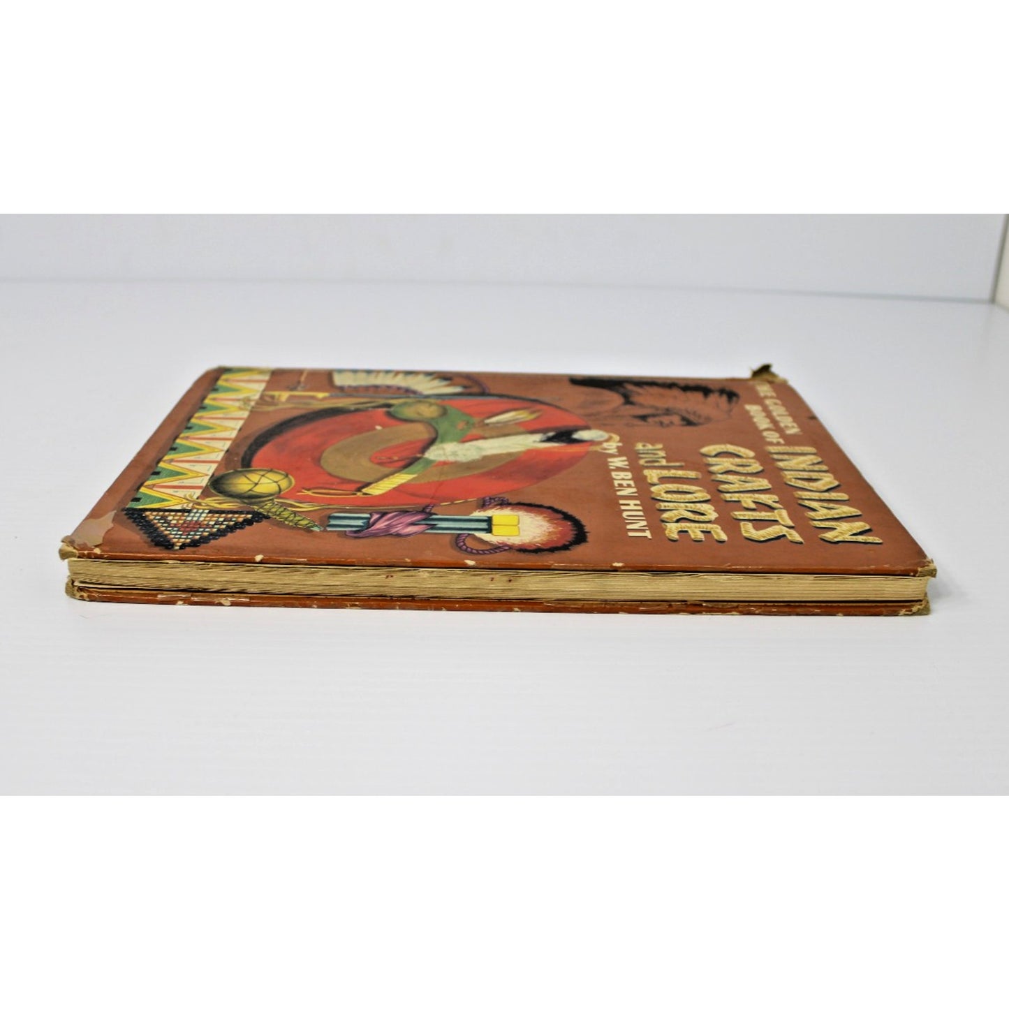 1962 The Golden Book of Indian Crafts and Lore by W. Ben Hunt, 15th Printing HC