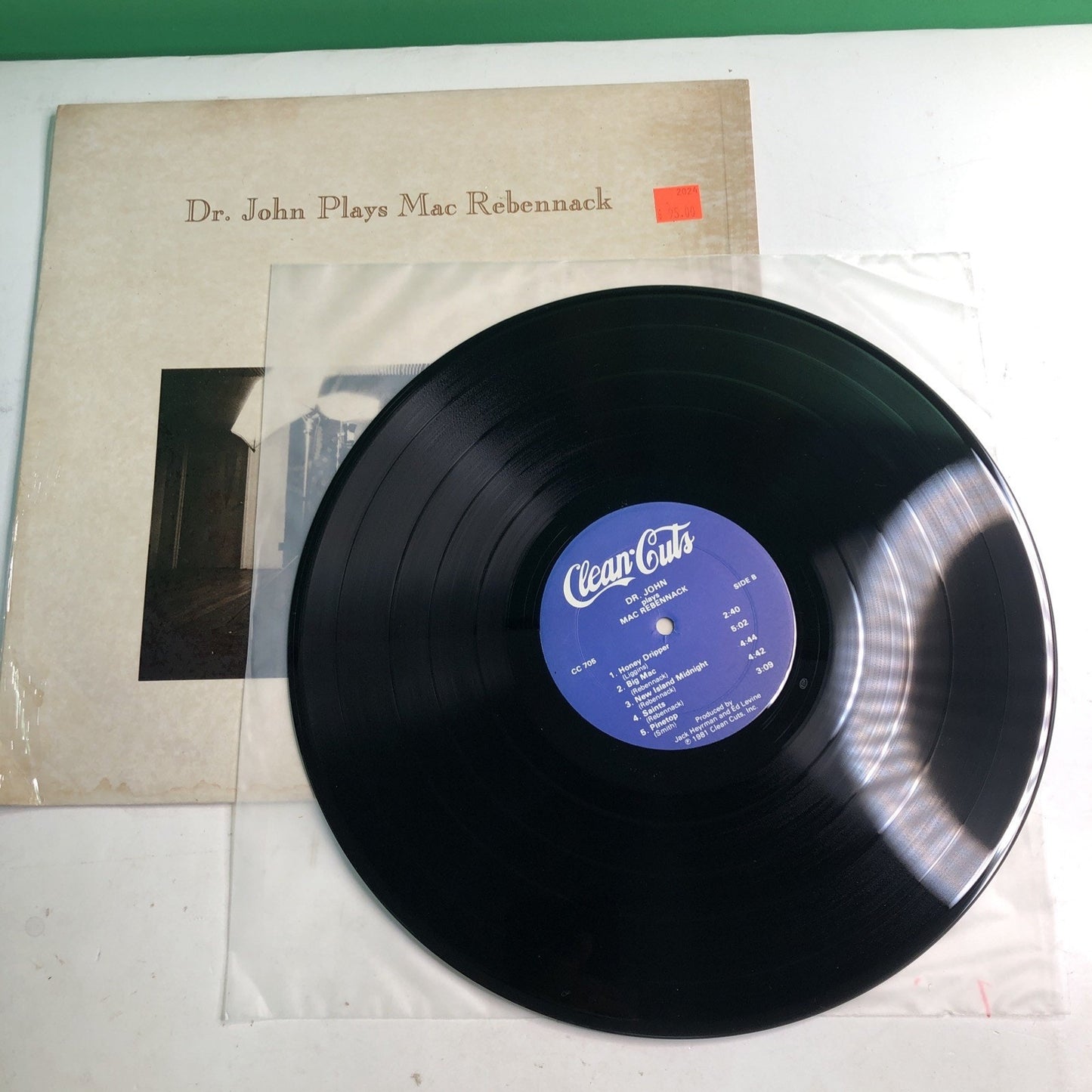 Dr. John Plays Mac Rebennack Vinyl LP Album 1981 Clean Cuts