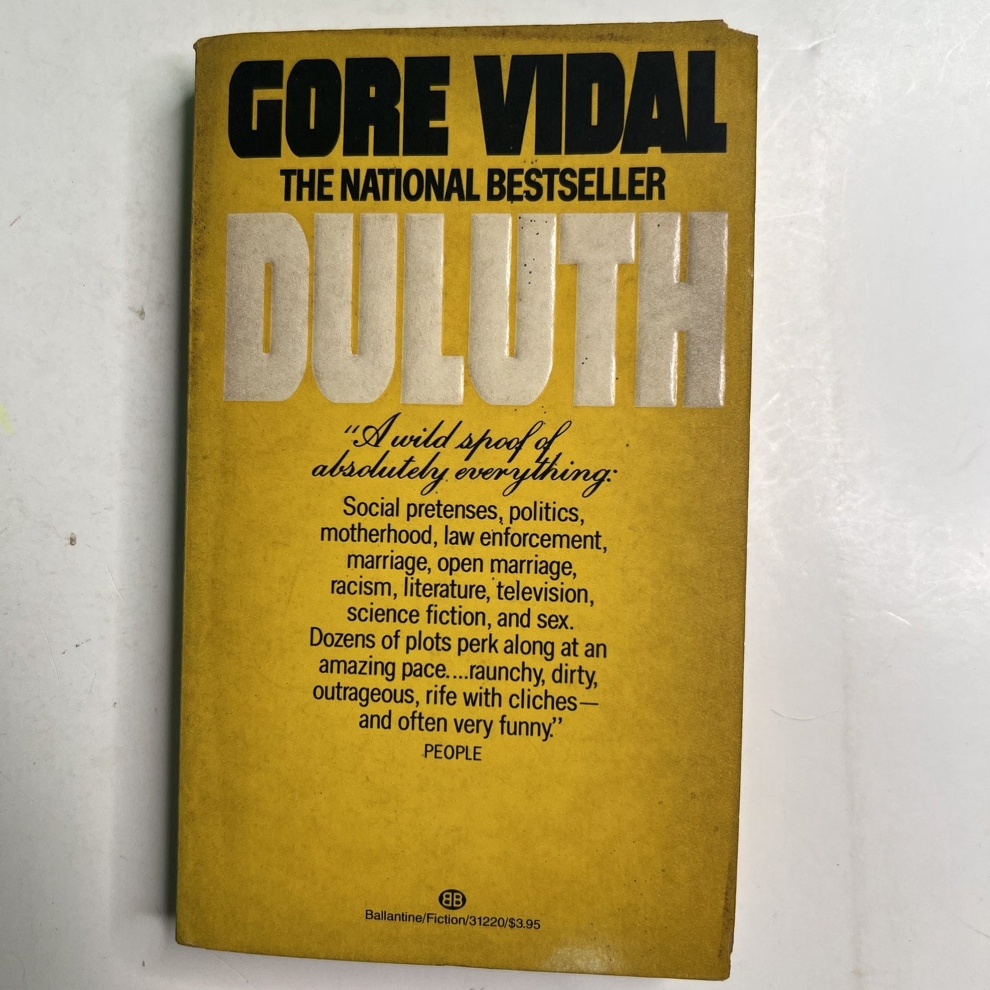 Duluth by Gore Vidal 1984 First Ballantine Books Edition Fiction Paperback