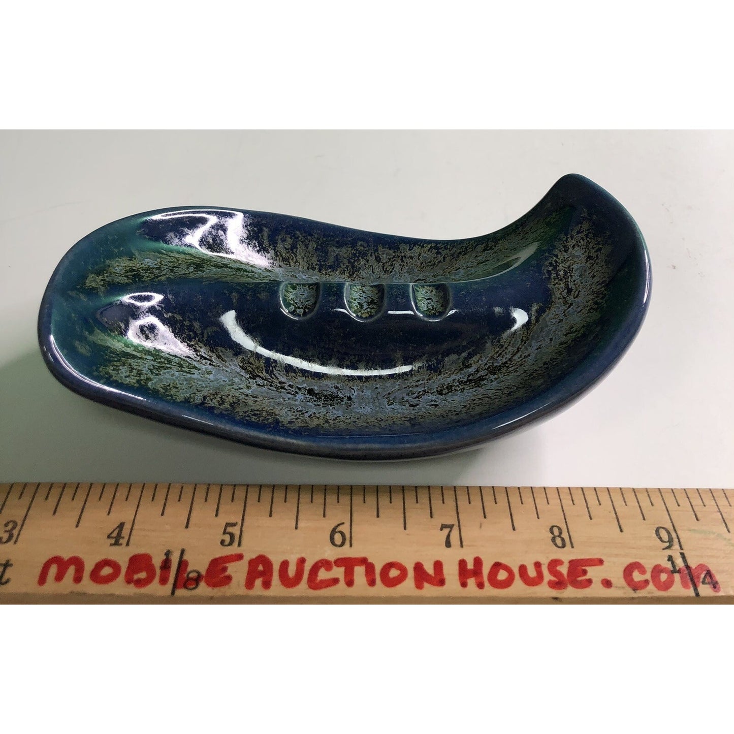 Rare Vintage Pinewood Pottery ASHTRAY By EDITH HARWELL Fairhope AL Alabama Smoke