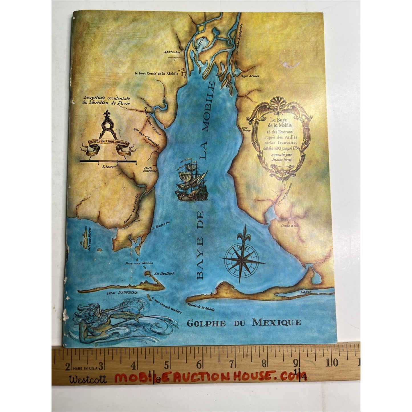 1961 Official Program of the 250th Anniversary Celebration of Mobile Alabama