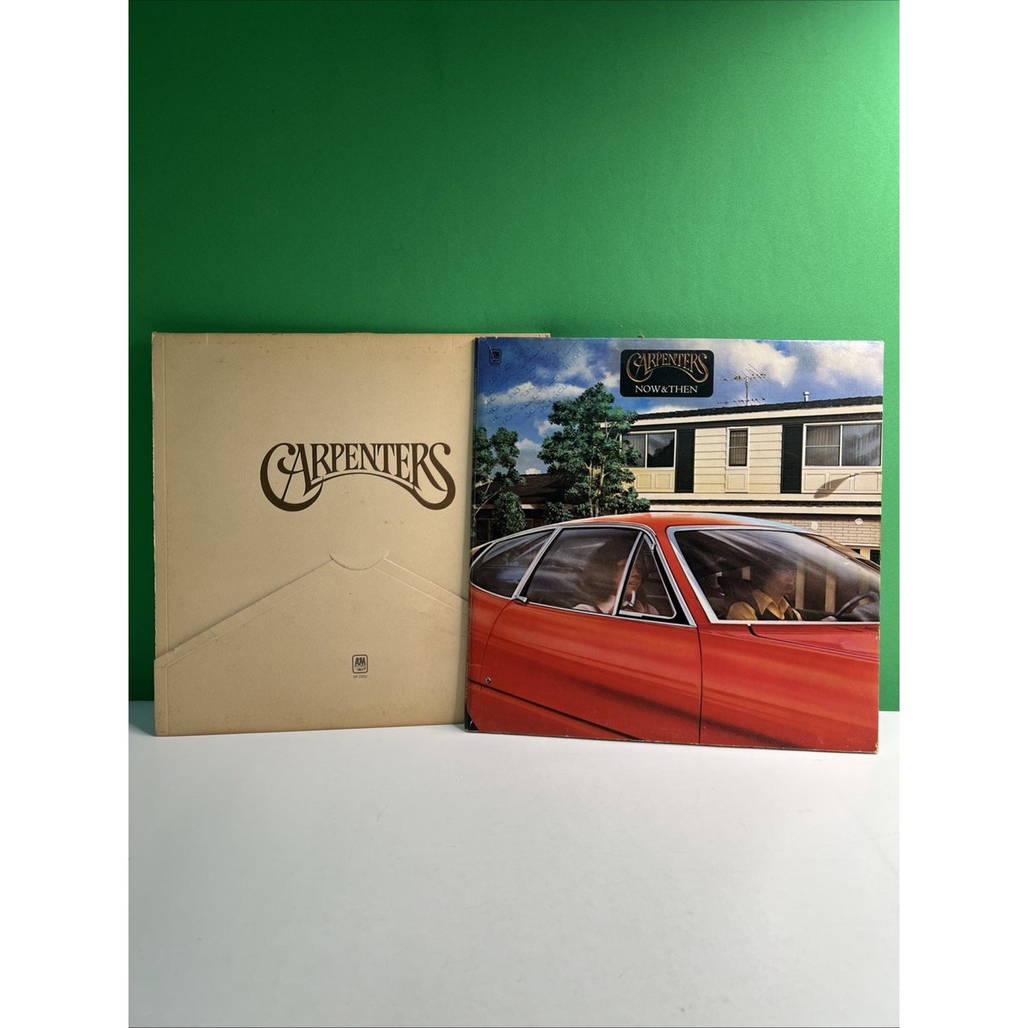 Lot Of 2 CARPENTERS LP Vinyl Records Albums Now & Then & Self Titled A&M Records