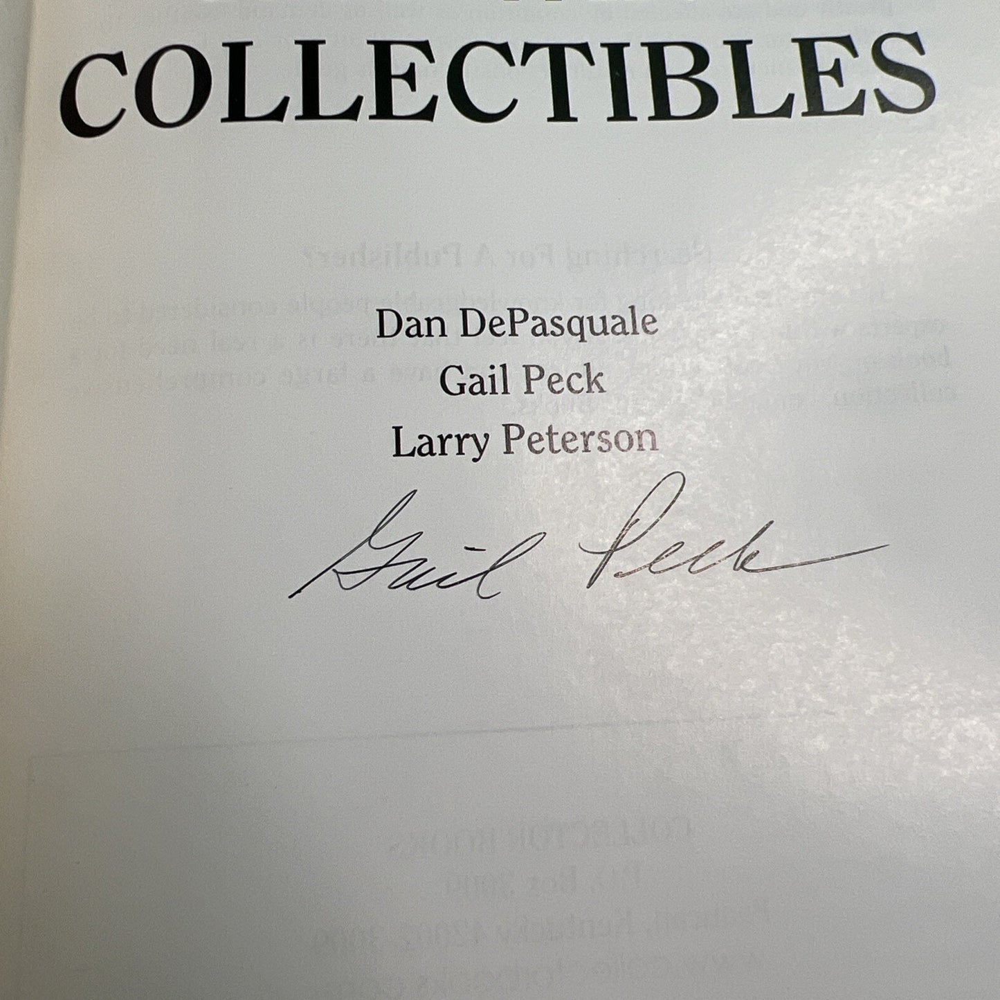 Red Wing Collectibles by Peterson, DePasquale & Peck SIGNED PB 1985/2001 Update