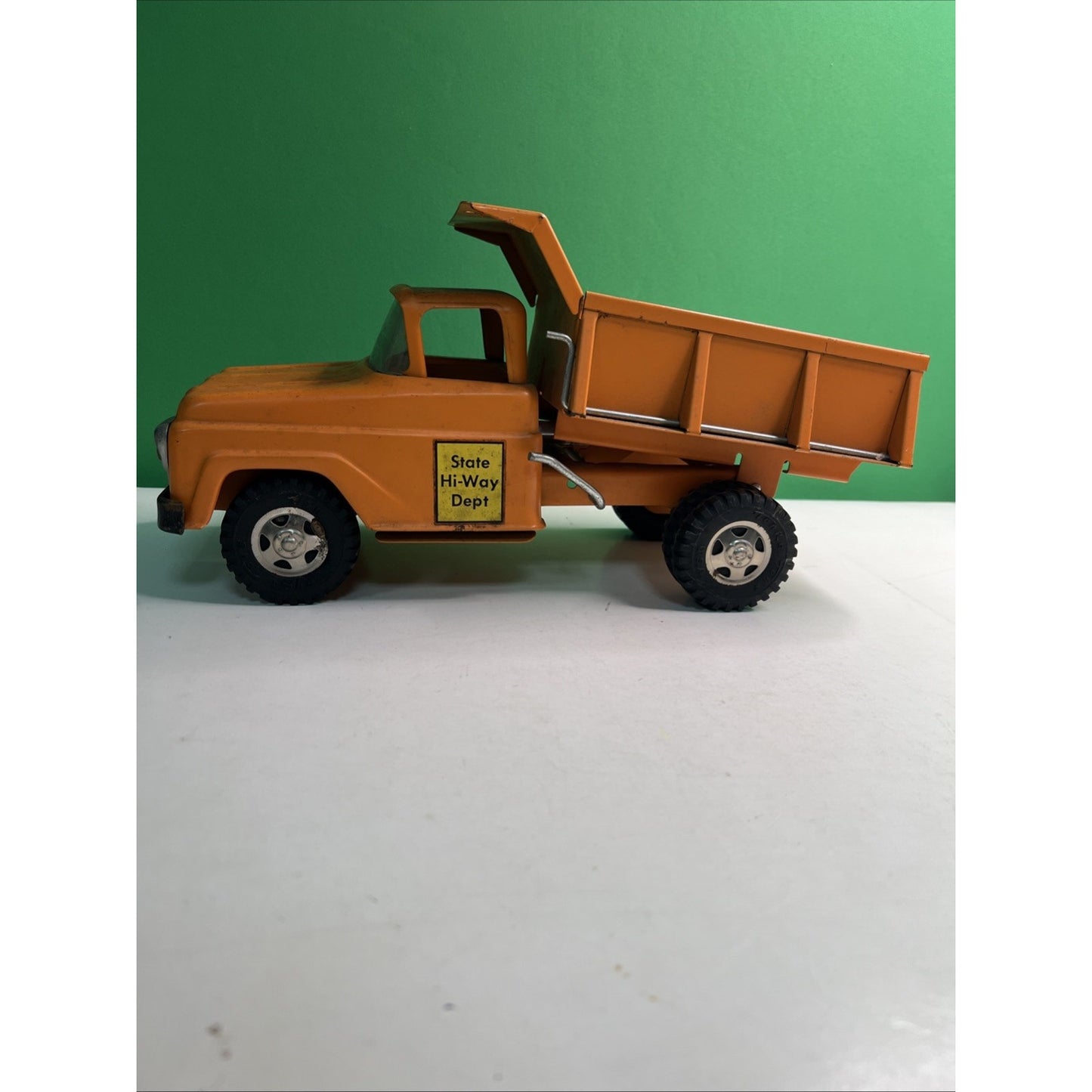 Vintage Pressed Steel 1960 Tonka Toys State Hi-Way Dump Truck Dually Original