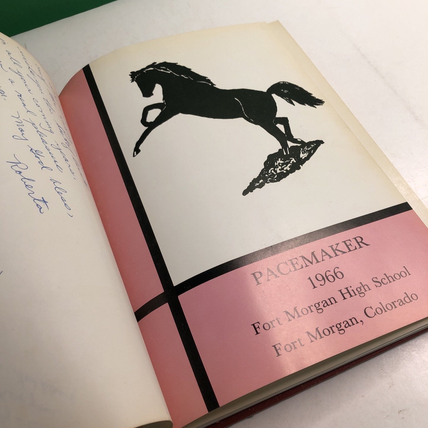 1966 Pacemaker YEARBOOK Fort Morgan Colorado And Ephemera