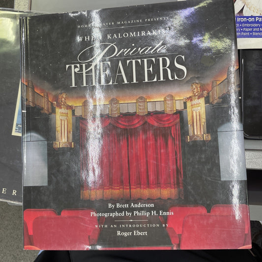 Theo Kalomirakis' Private Theaters by Brett Anderson 1997 Hardcover Dust Jacket