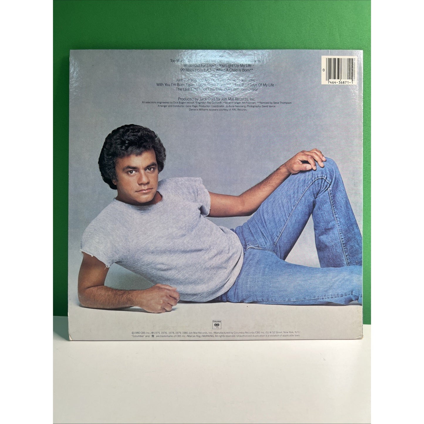 Johnny Mathis - The Best of Johnny Mathis 1975-1980 (Vinyl Record LP)
