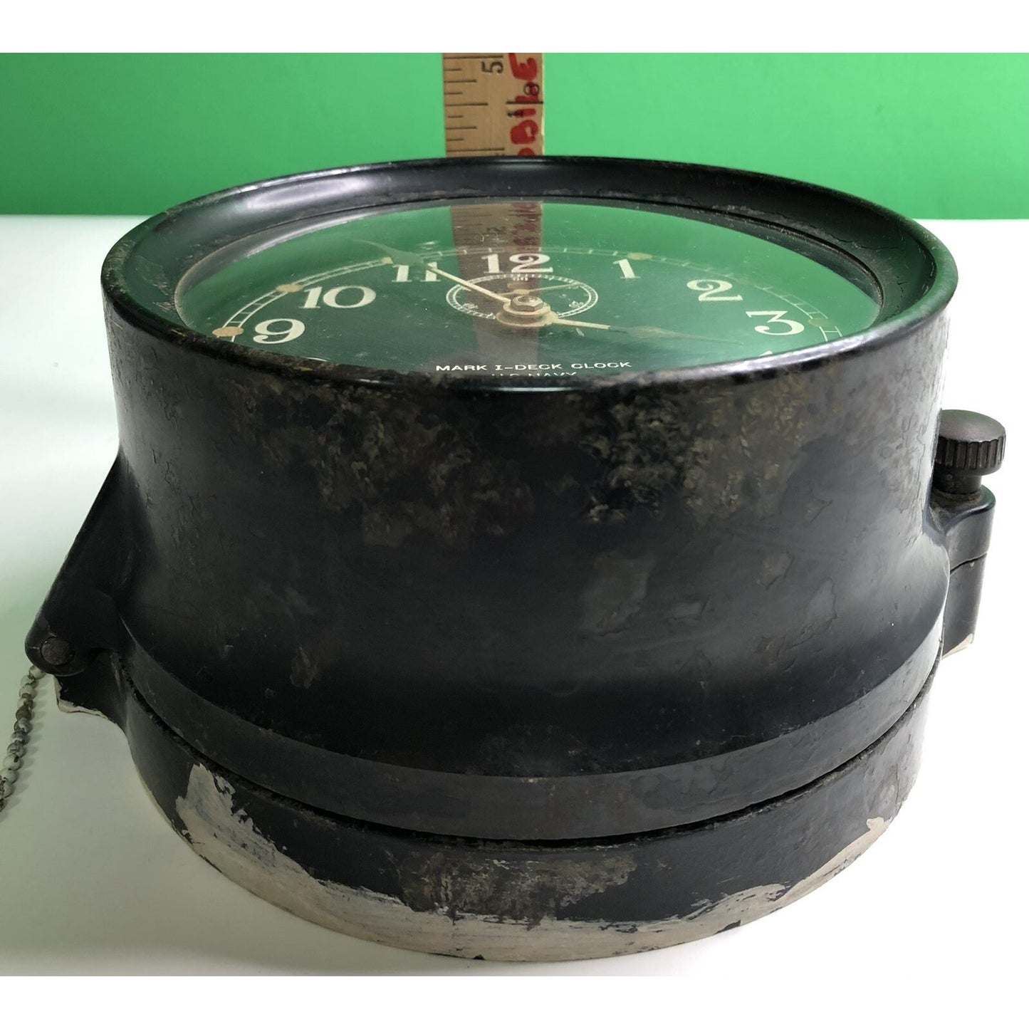 US Navy MARK I - DECK CLOCK 1942 Seth Thomas Bakelite Exterior