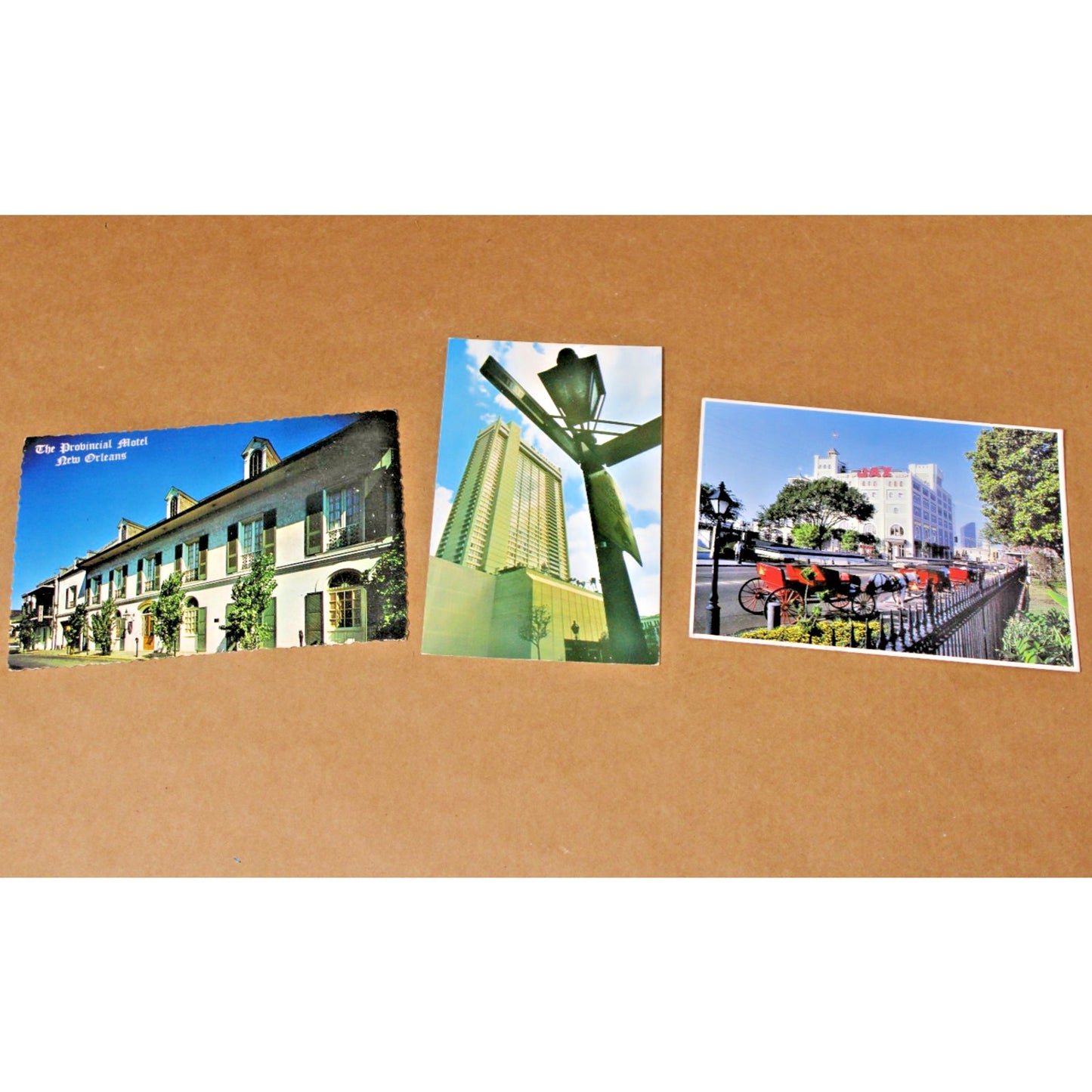Lot of 3 Vintage French Quarter, New Orleans, Lousisiana Souvenir Postcards