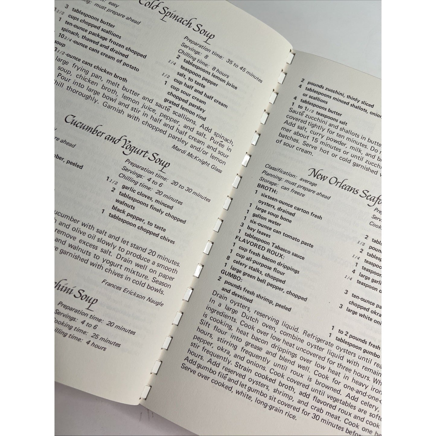 Atlanta Cooknotes From The Junior League of Atlanta Hardcover Comb Bound 1988