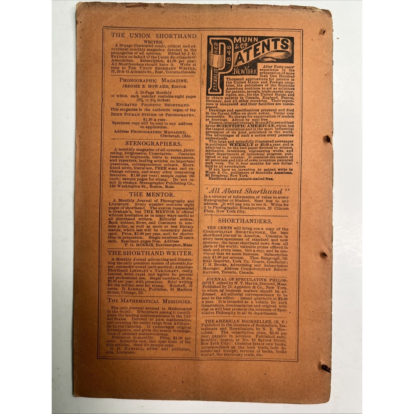 Lot Of 6 The Bizarre: Notes And Queries Magazine Vol. 5 Jan-July 1888 - OCCULT