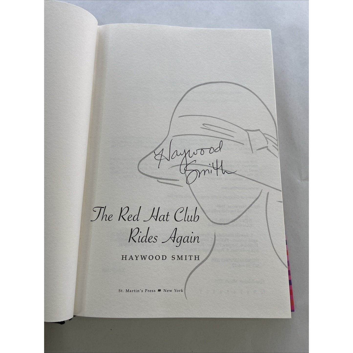 The Red Hat Club Rides Again by Haywood Smith (2005, HC) - AUTHOR SIGNED COPY