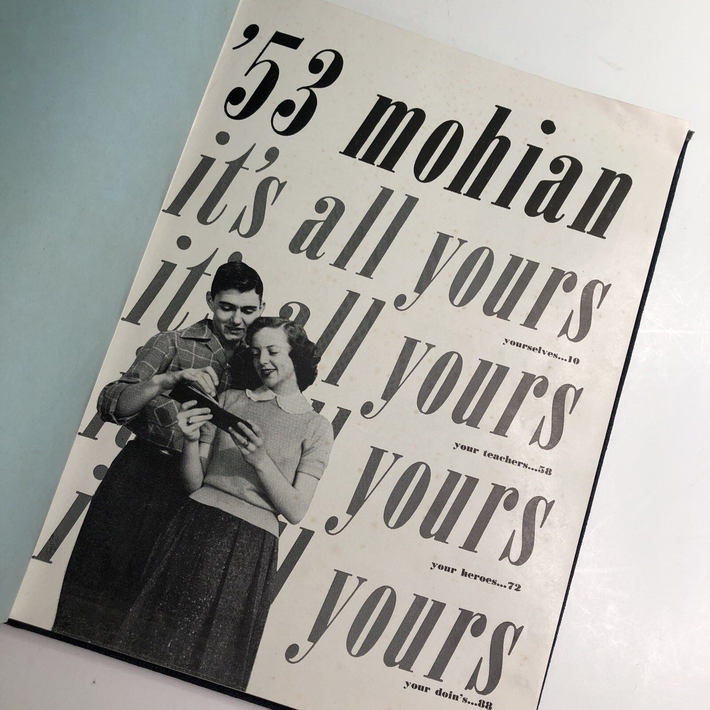 1953 Mohian Murphy High School Yearbook Mobile Alabama AL Denim Edition