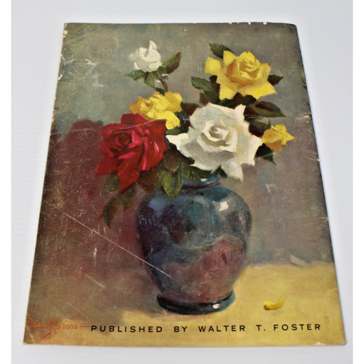 How Claude Parsons Paints Flowers- Walter Foster #75 Vintage Art Instruction