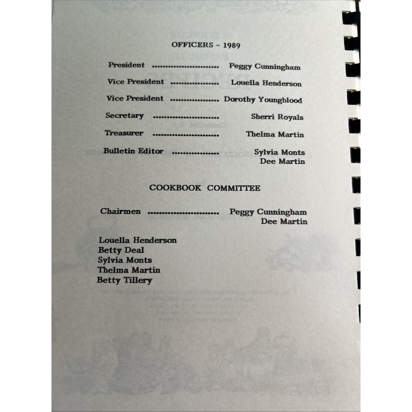 1988 Cookbook American Association Of University Women Enterprise Alabama Recipe