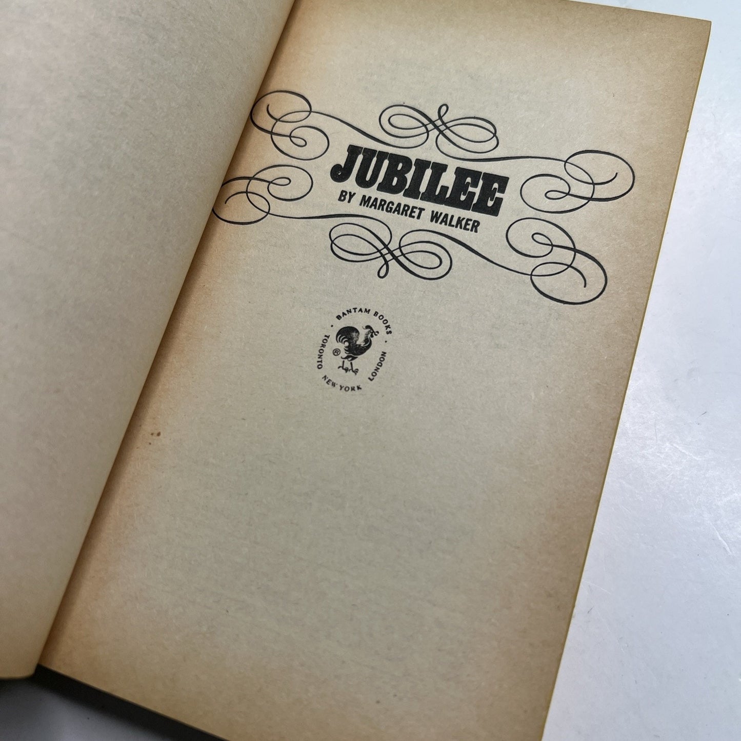 Jubilee By Margaret Walker Paperback Vintage 1972 Bantam Edition Good Condition
