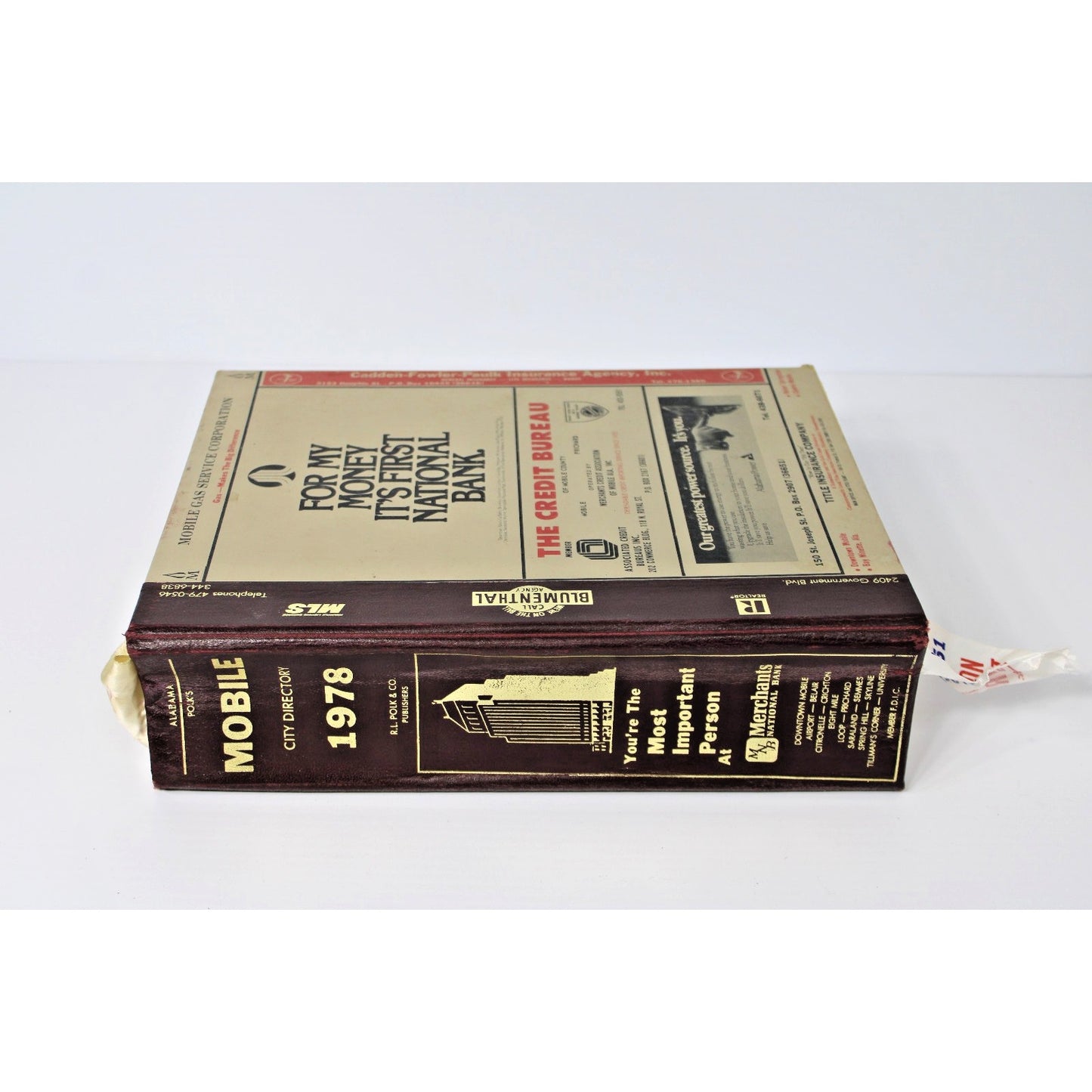 1978 R. L. Polk Mobile County Alabama City Directory Advertising History AL