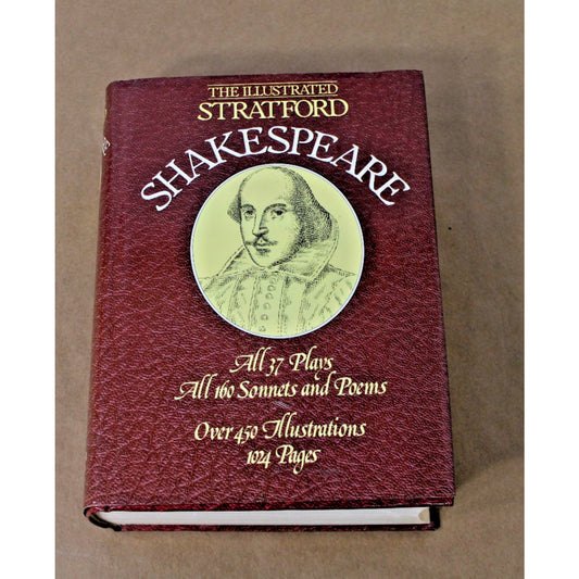 The Illustrated Stratford Shakespeare, All 37 Plays, 160 Sonnets & Poems, HC/ DJ