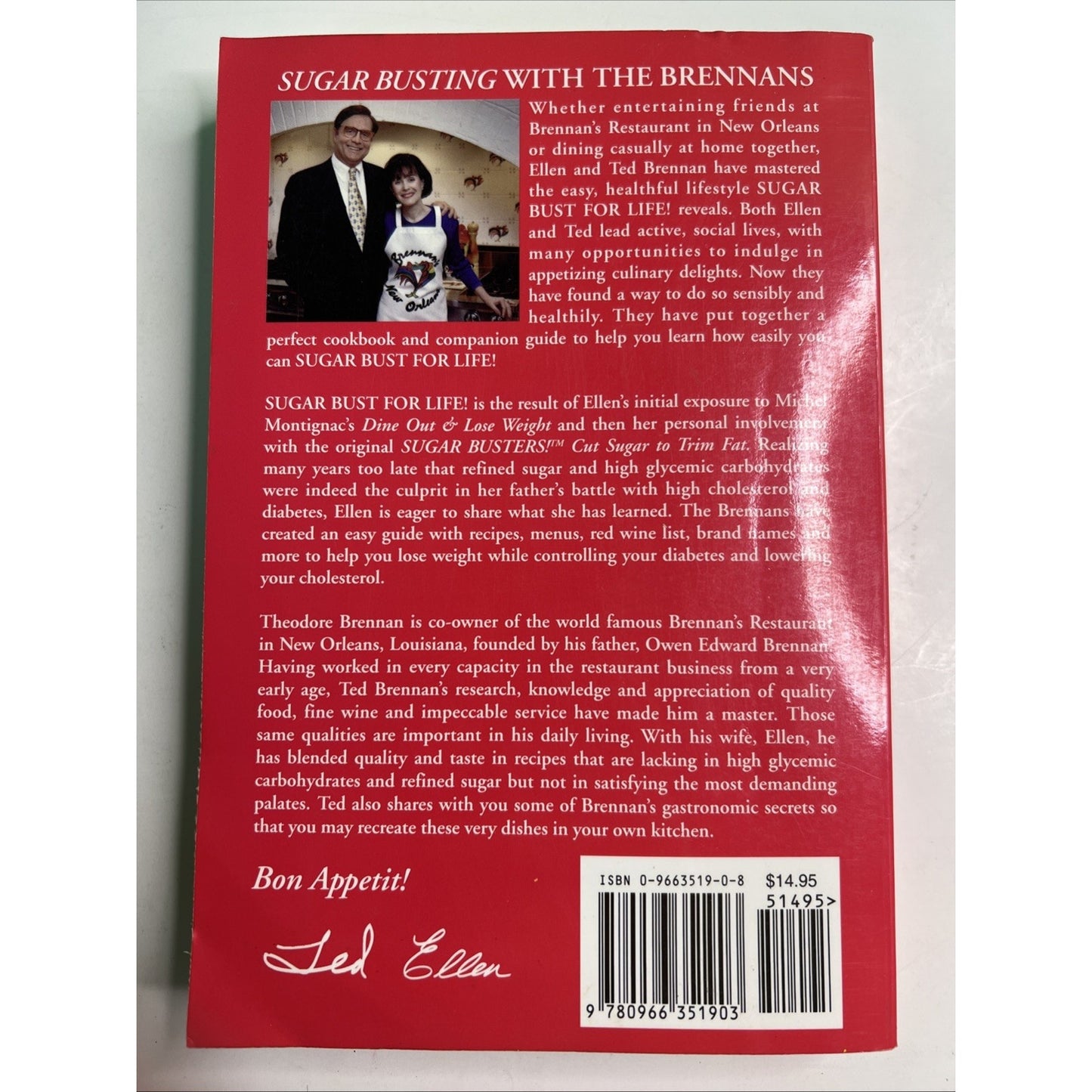 Sugar Bust for Life!... With the Brennans: Cookbook and Companion Guide - GOOD