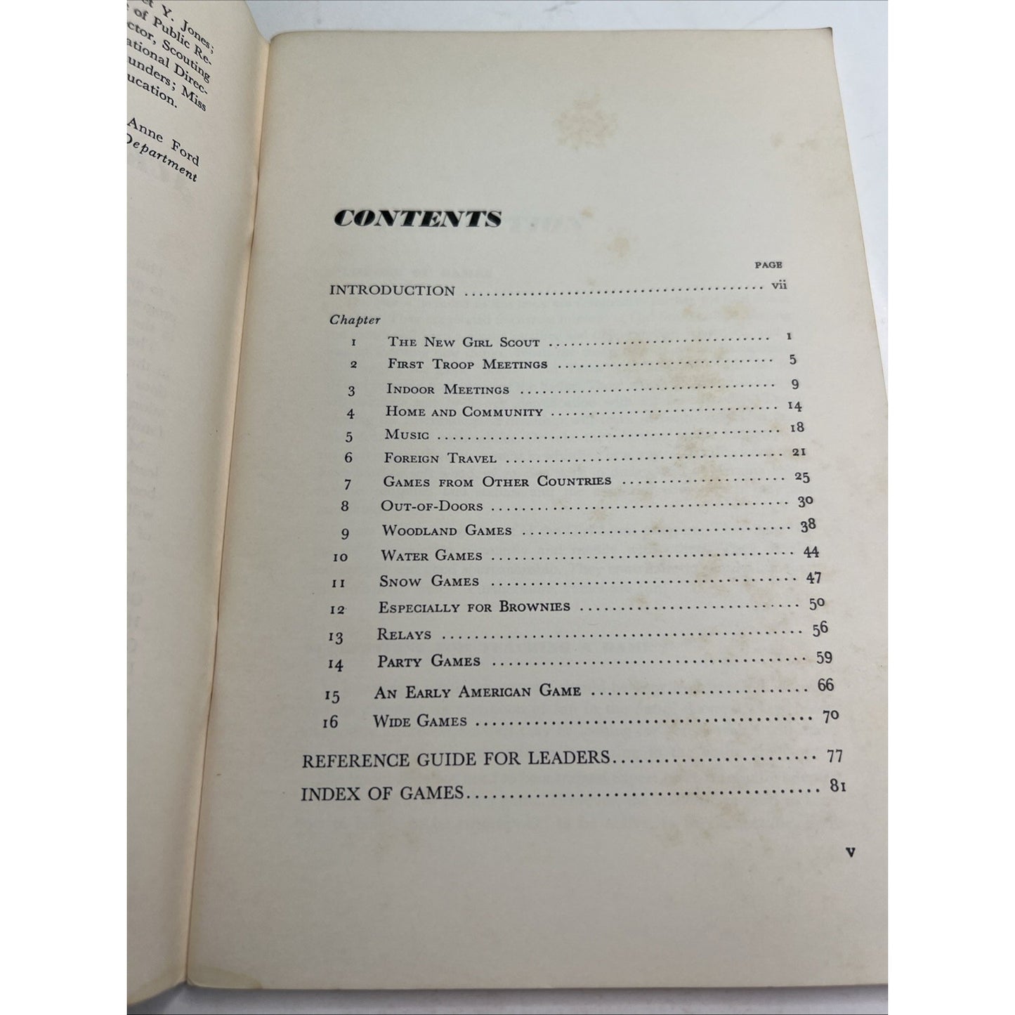 Vintage 1949 GAMES for Girl Scouts of America Booklet GSA 82 pages PB