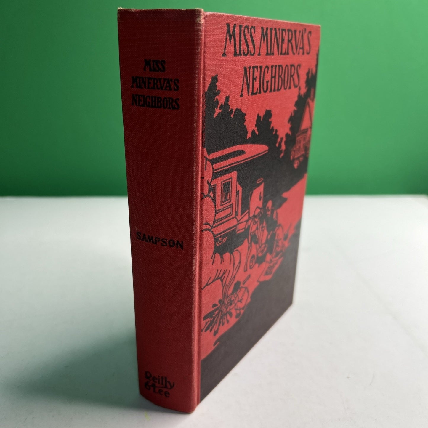 1929 MISS MINERVA'S NEIGHBORS by Emma Speed Sampson 1st Edition HC Illustrated