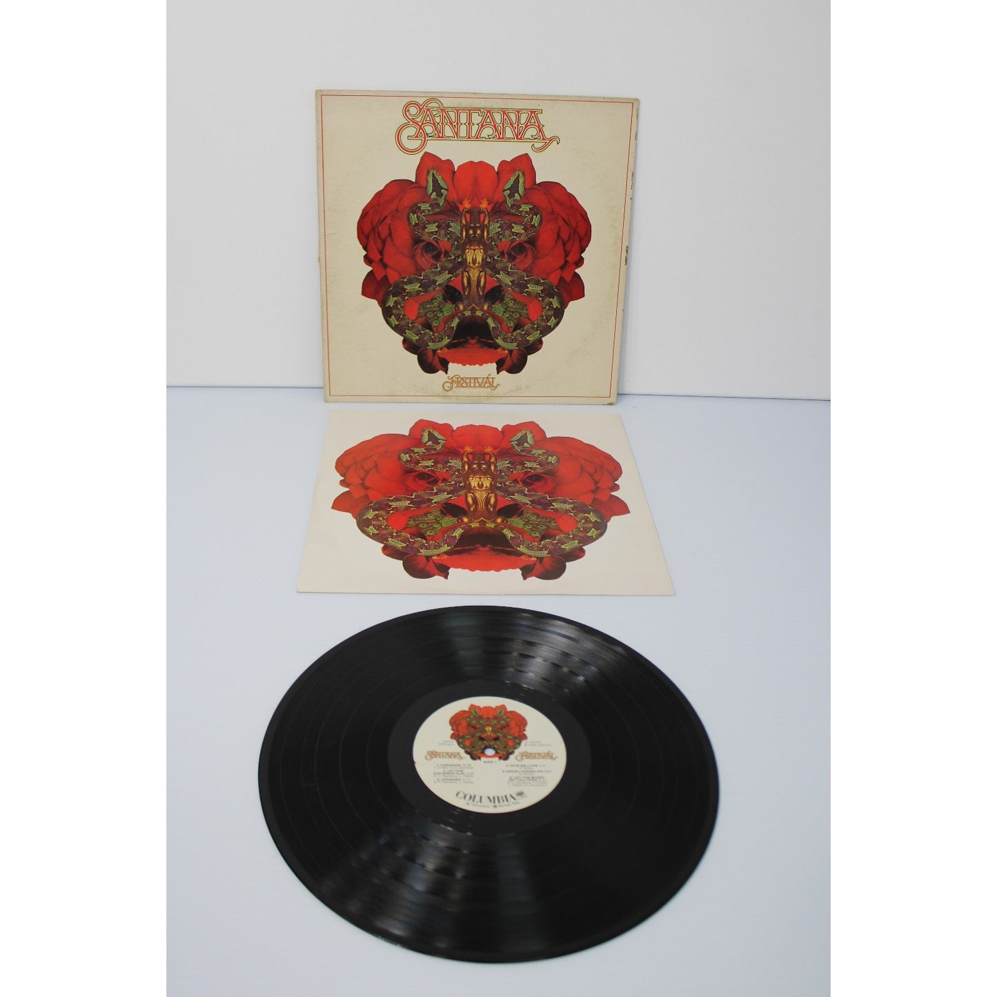 Santana- Festival, 1977 CBS Records BL-34423, Classic Rock Album in EX Condition