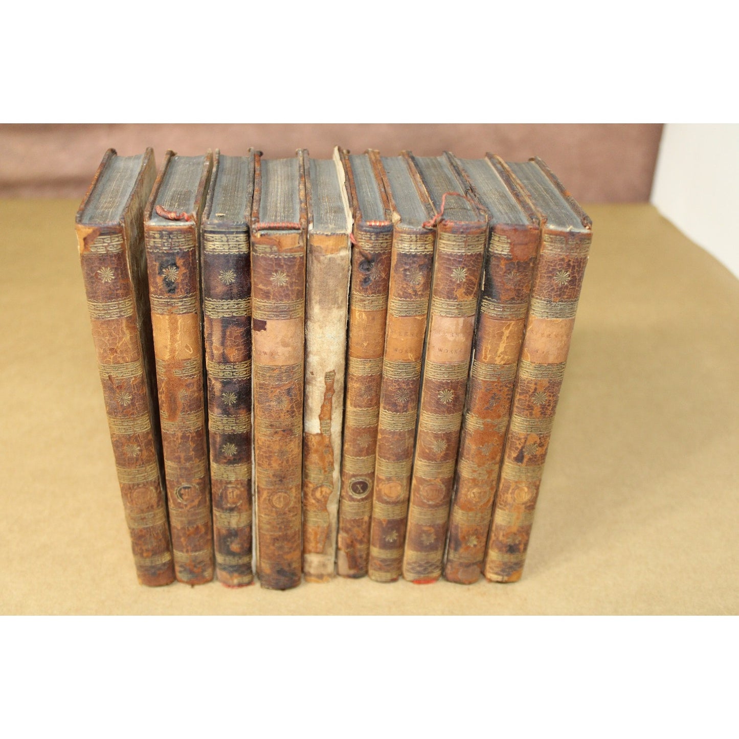 1798 The Works of Laurence Sterne Complete in Ten Volumes, Full Set