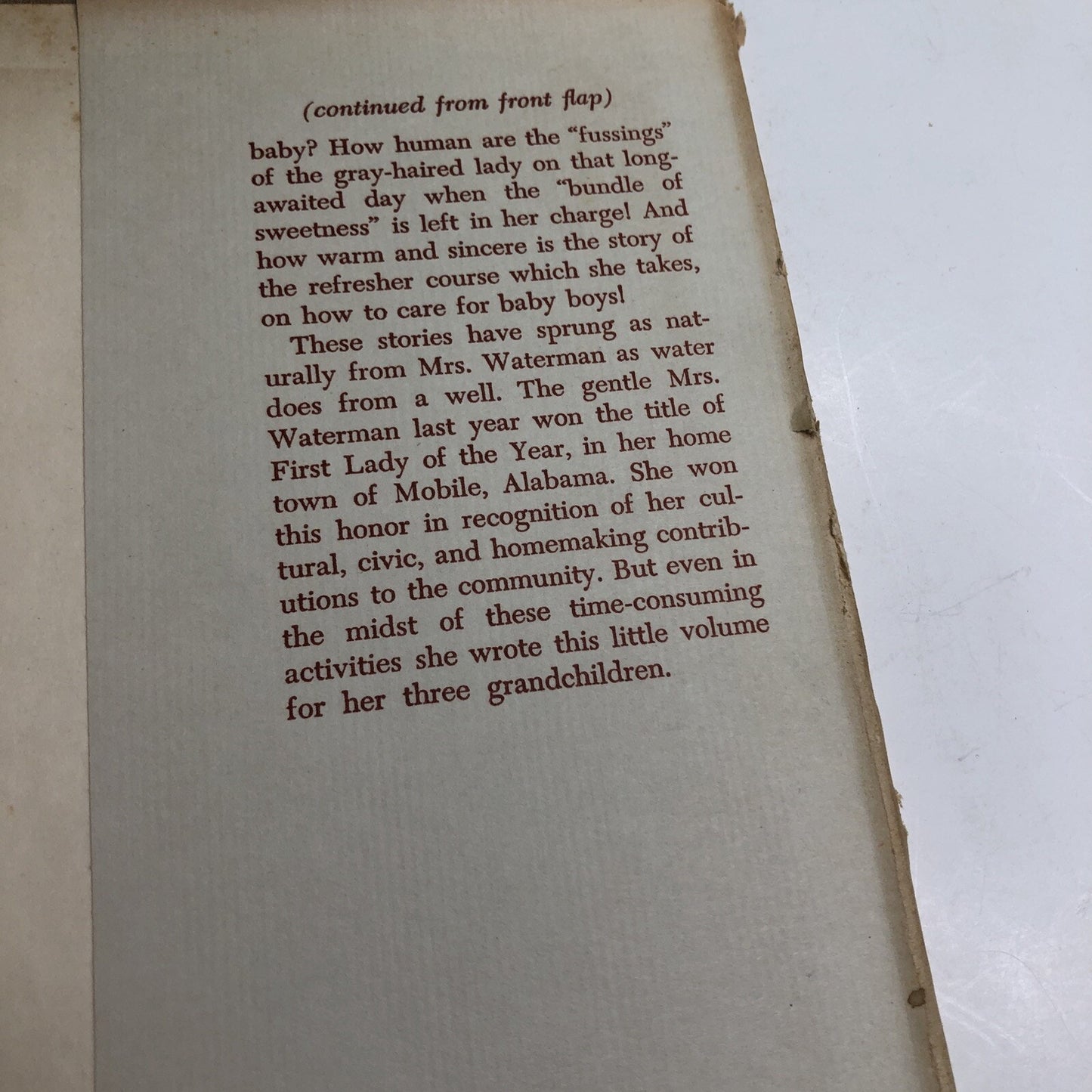 Kid Bits by Annie Louise Waterman 1951 SIGNED Mobile Alabama AL Author