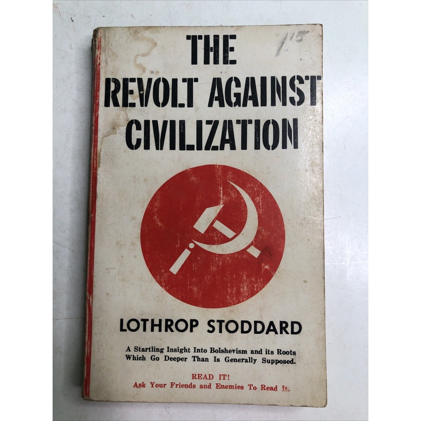 The Revolt Against Civilization by Lothrop Stoddard 1964 Paperback Original