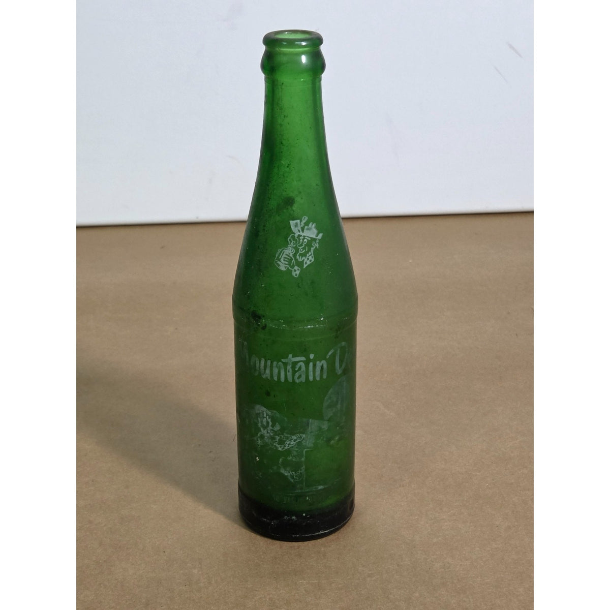 Vintage Mountain Dew 10oz Bottle - Willy the Hillbilly "Tickle Yore Innards"