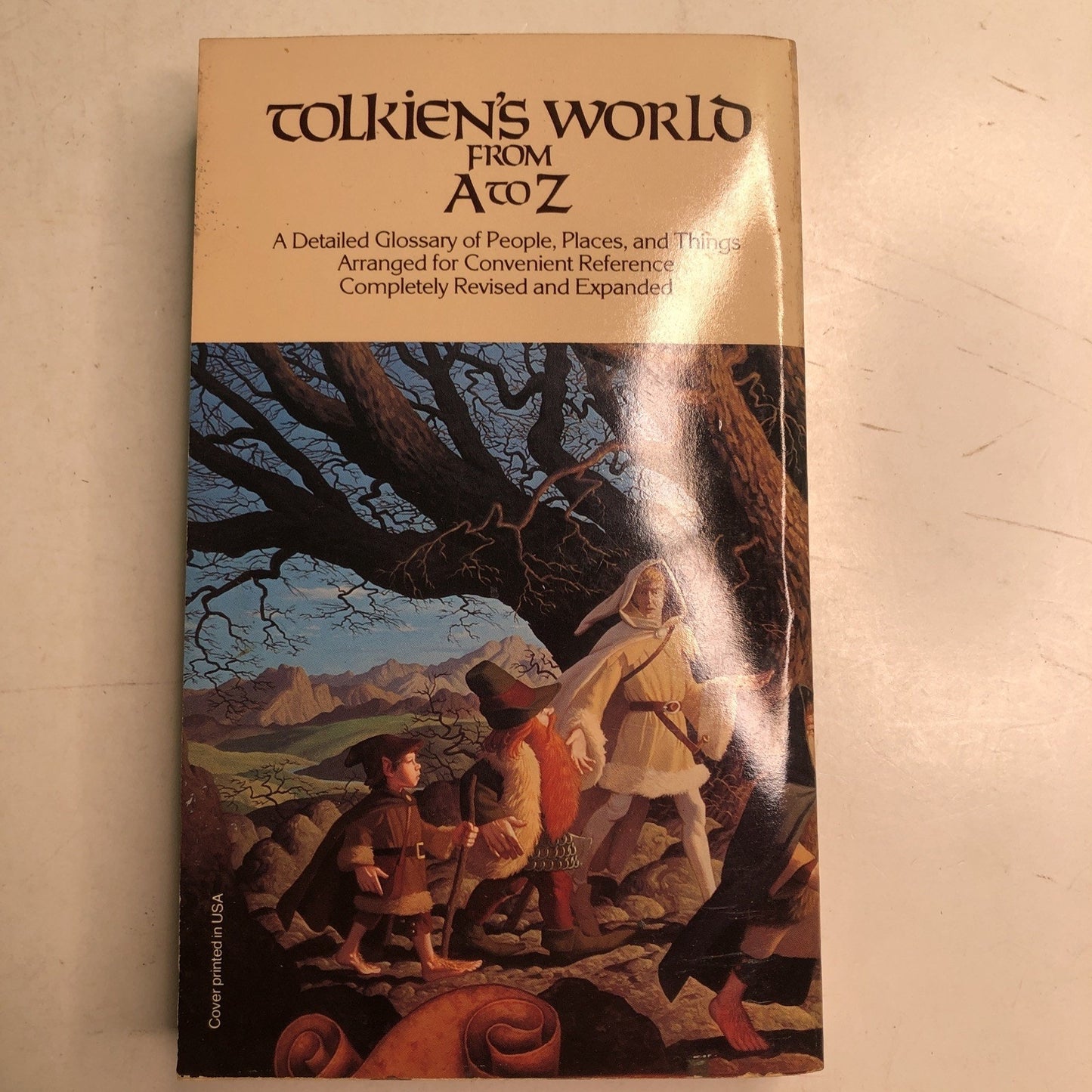 The Complete Guide to Middle-Earth Paperback Book Robert Foster 1979 Revised Ed