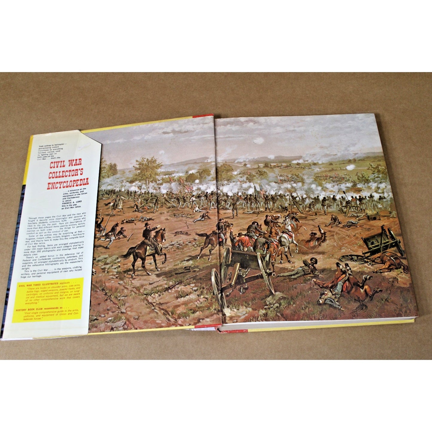 Vintage 1965 Civil War Collector's Encyclopedia by Francis A. Lord, Illustrated