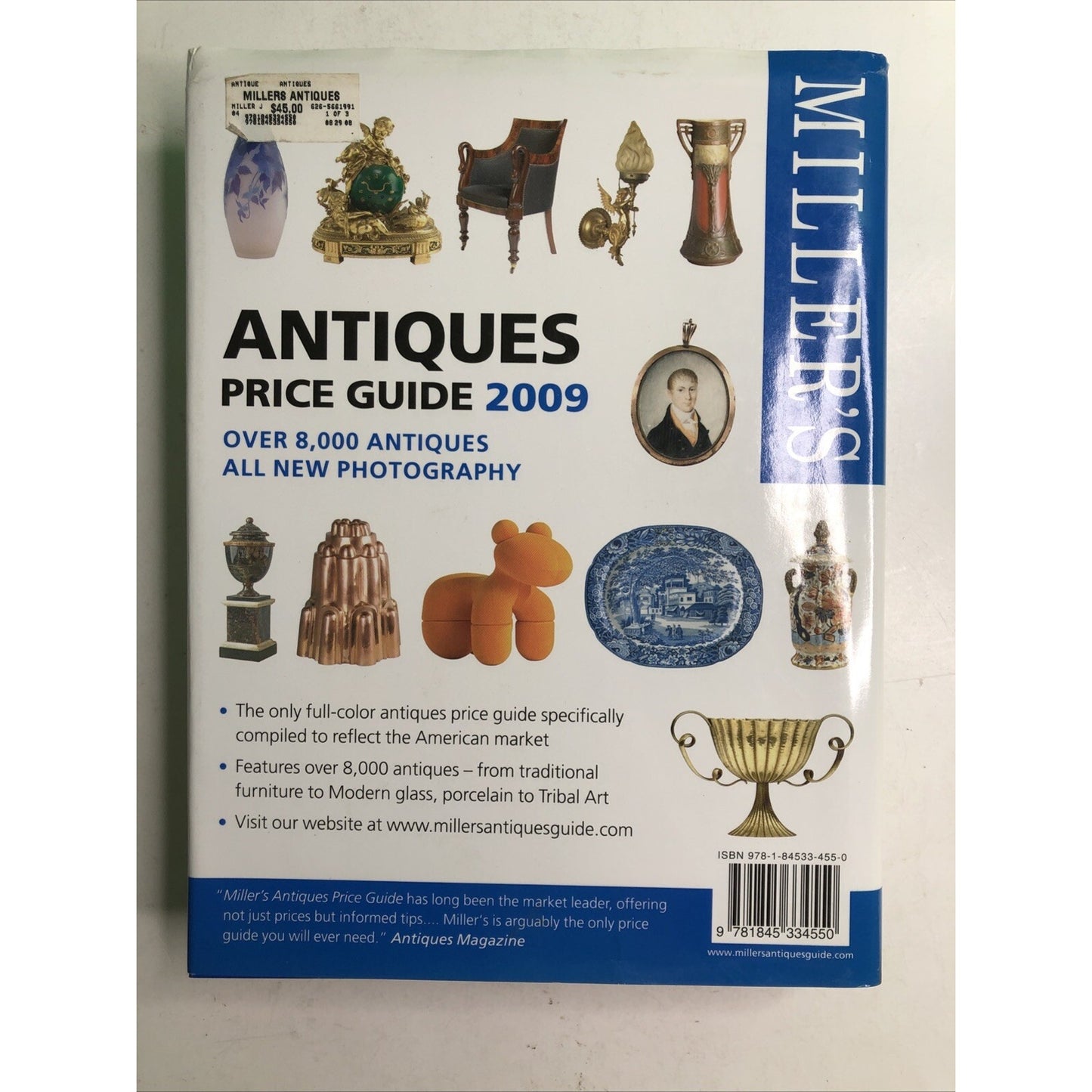Miller's Antiques Price Guide 2009 by Judith Miller HC DJ 30th Anniversary Ed.