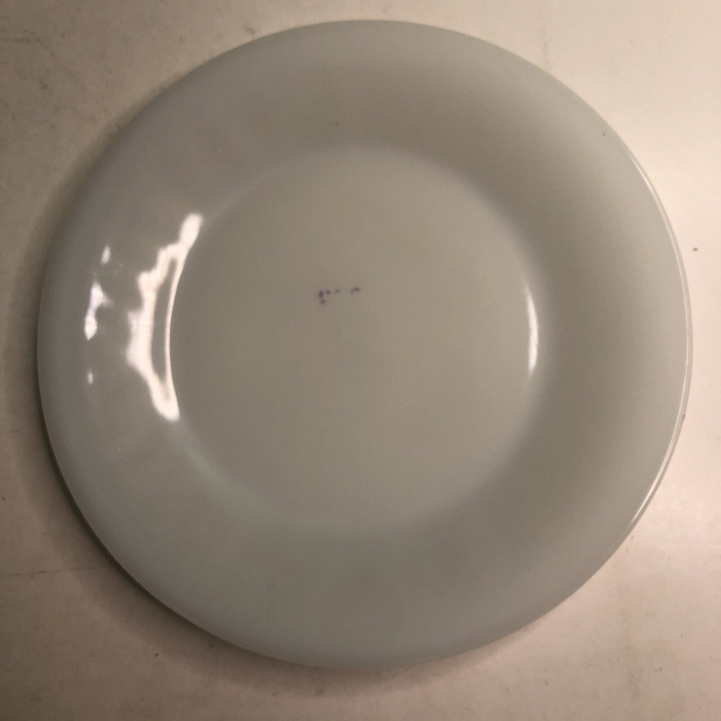 MCM Anchor Hocking Glass Fire King Oven Ware Ivory Dinner Plate Set Of 2 1940s