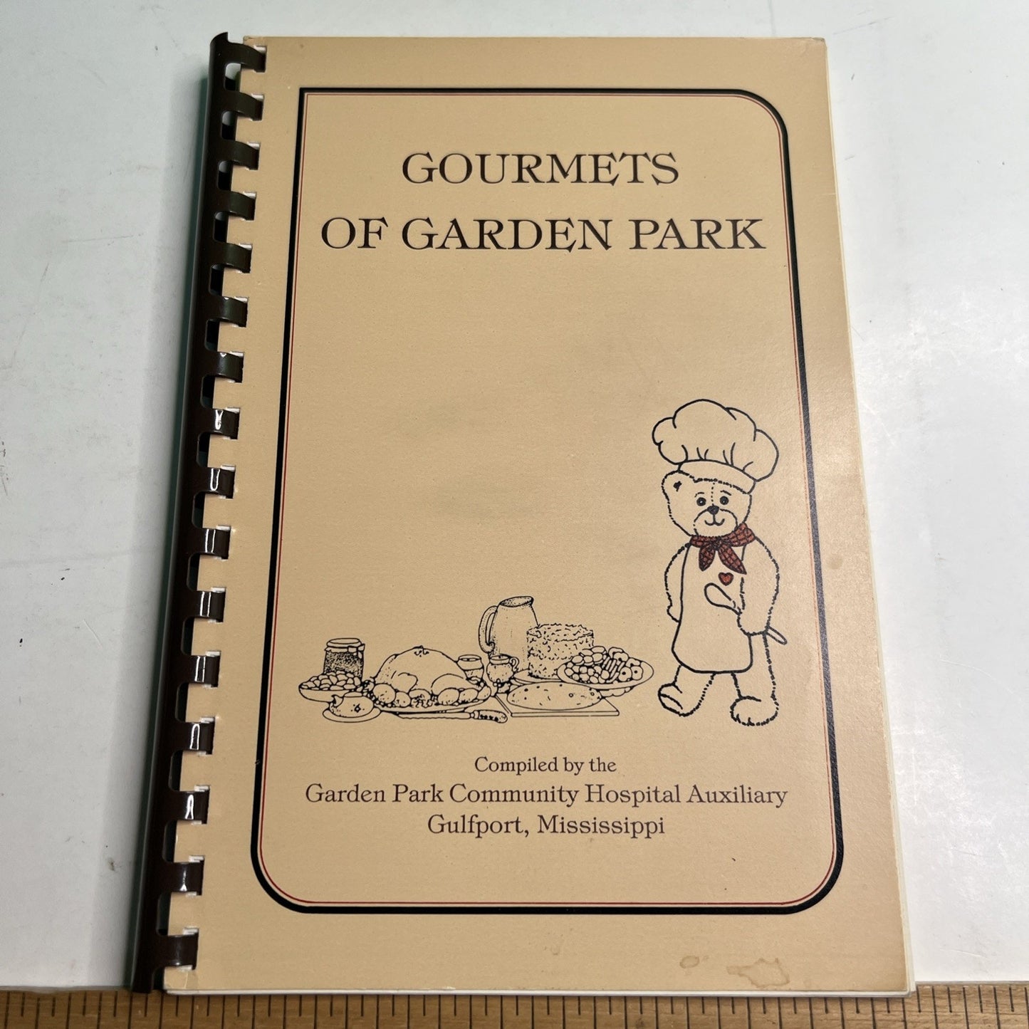 Gourmets Of Garden Park Cookbook Hospital Auxiliary Gulfport Mississippi 1987￼￼