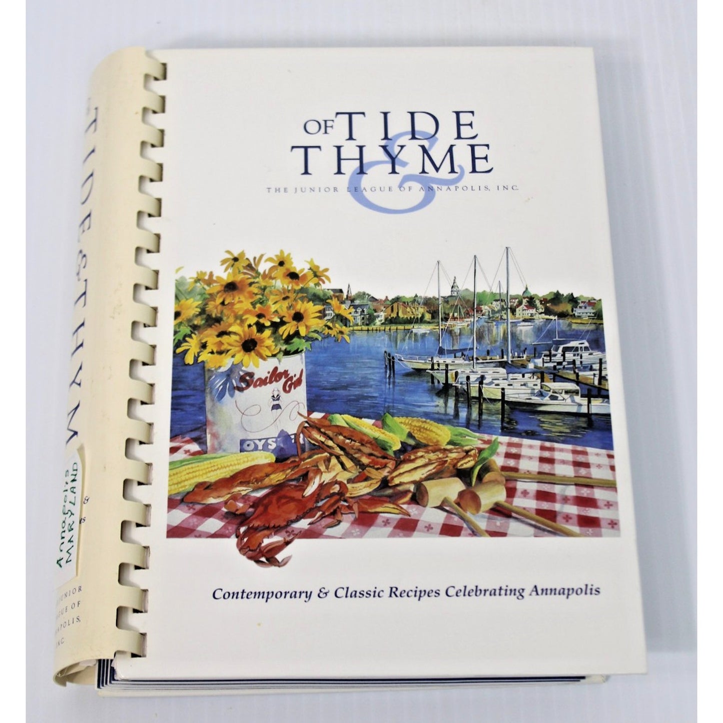 Of Tide & Thyme- Junior League of Annapolis, Maryland Vintage Cookbook, 1998