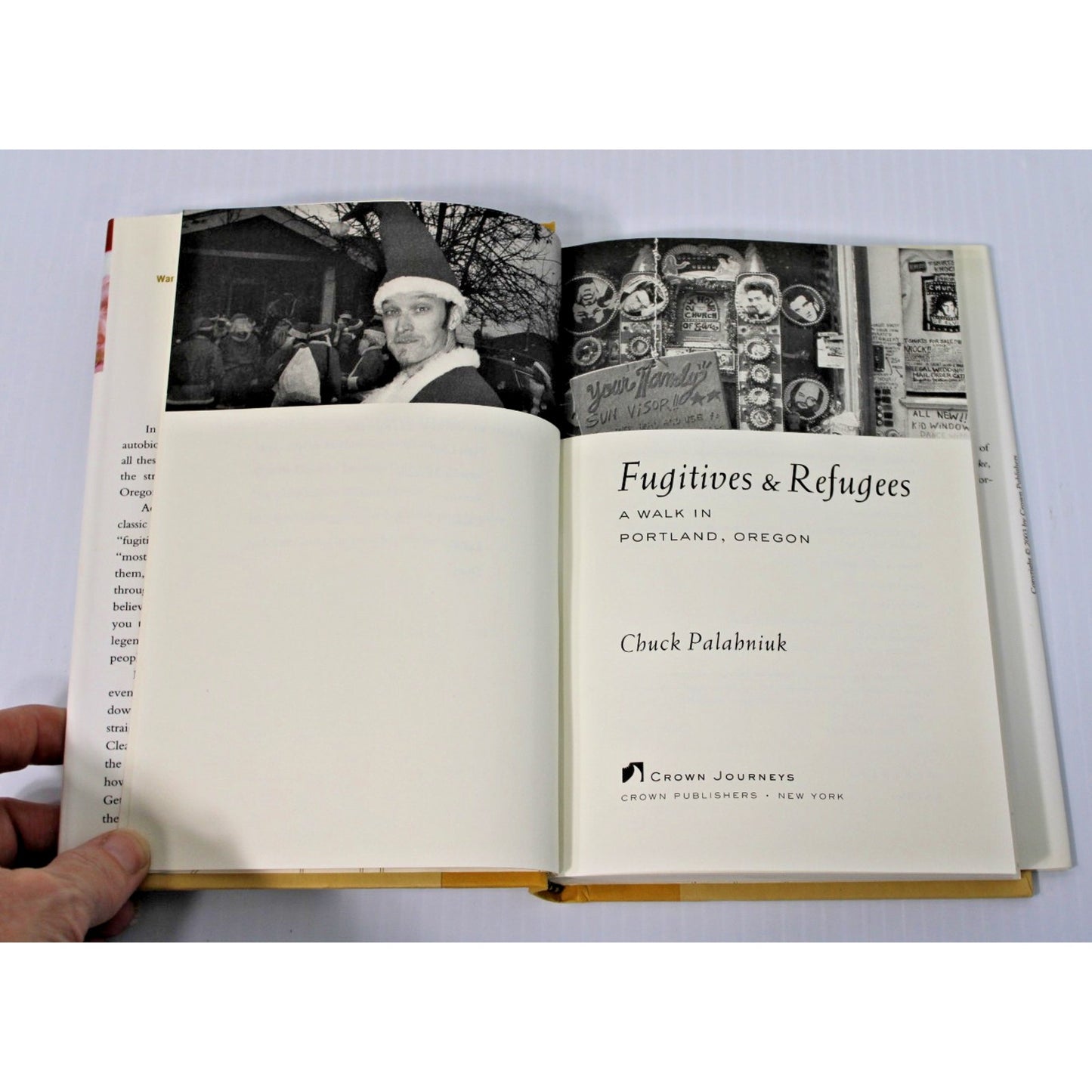 *SIGNED* Chuck Palahniuk- Fugitives And Refugees: A Walk In Portland, OR 1st Ed.