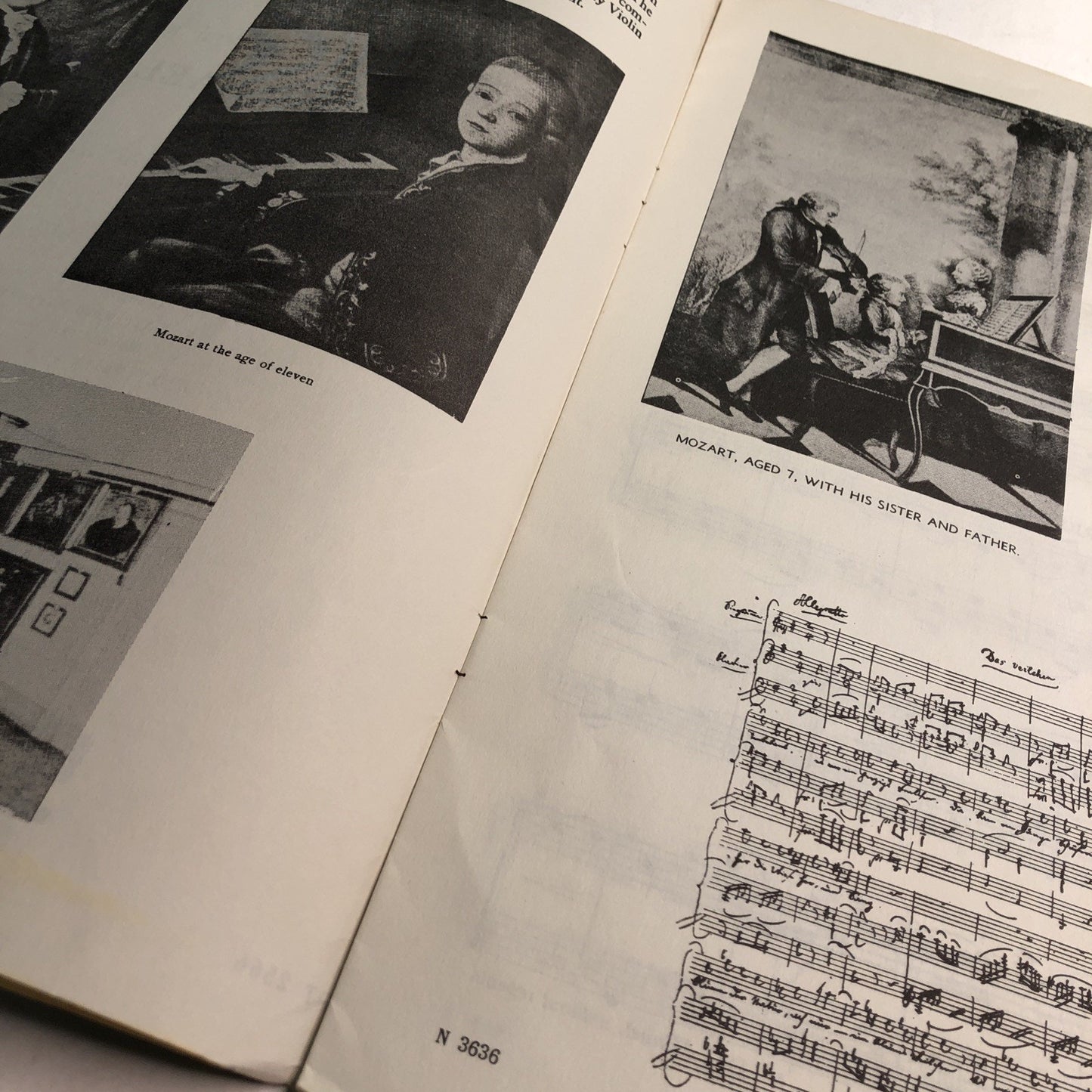 Vintage Introduction To Mozart by J. Michael Diack Biography Pictures Music