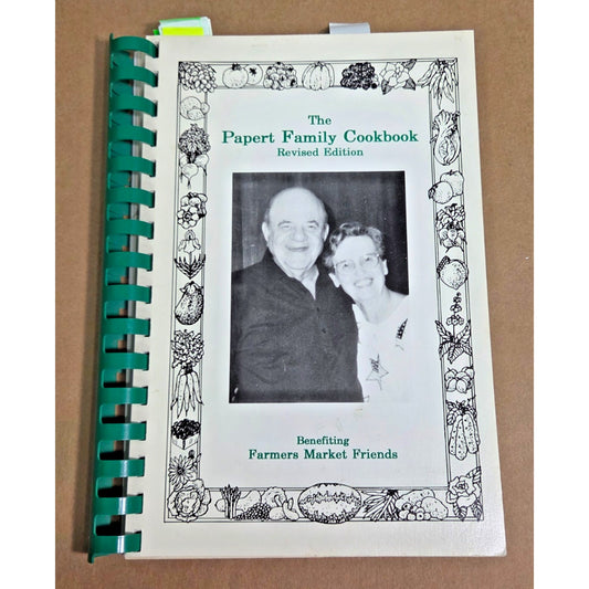 Vintage Signed Papert Family Cookbook Mama Ida Dallas Farmers Market History