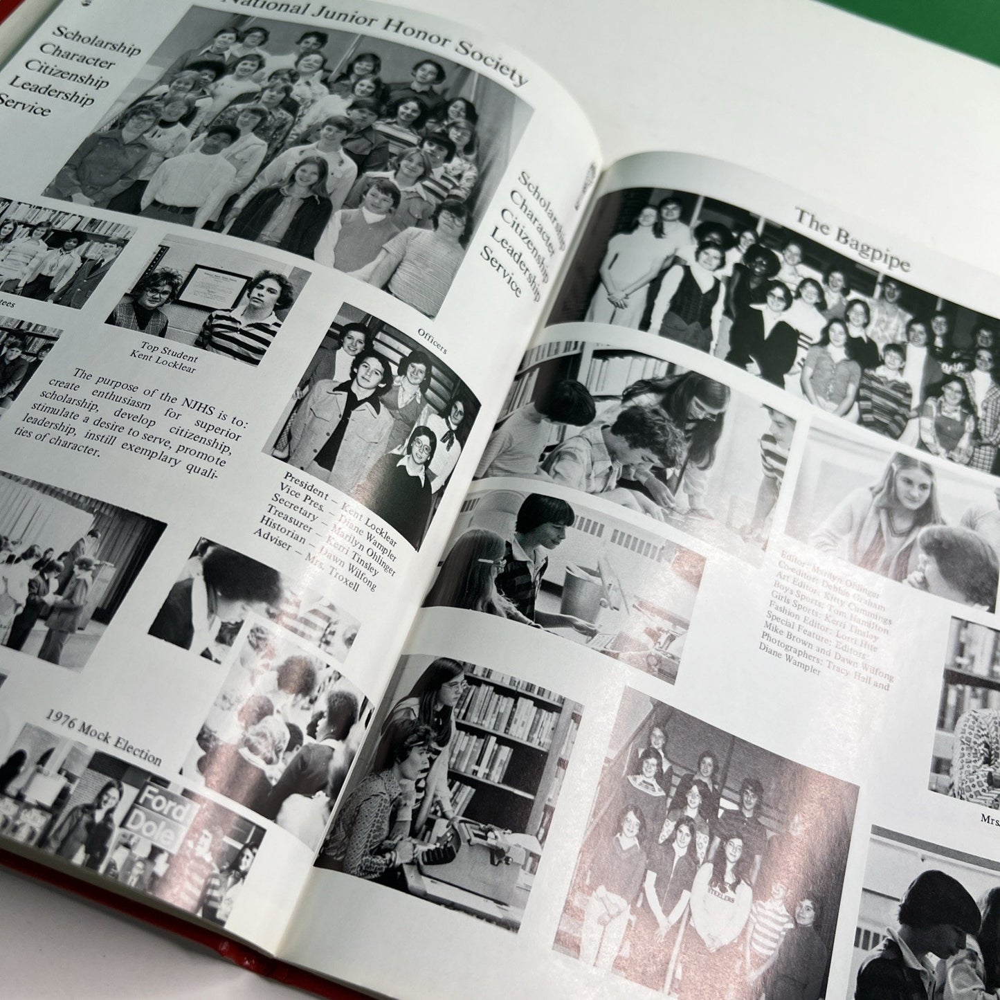 1976-77 The Highlander Shelburne Junior High School Yearbook
