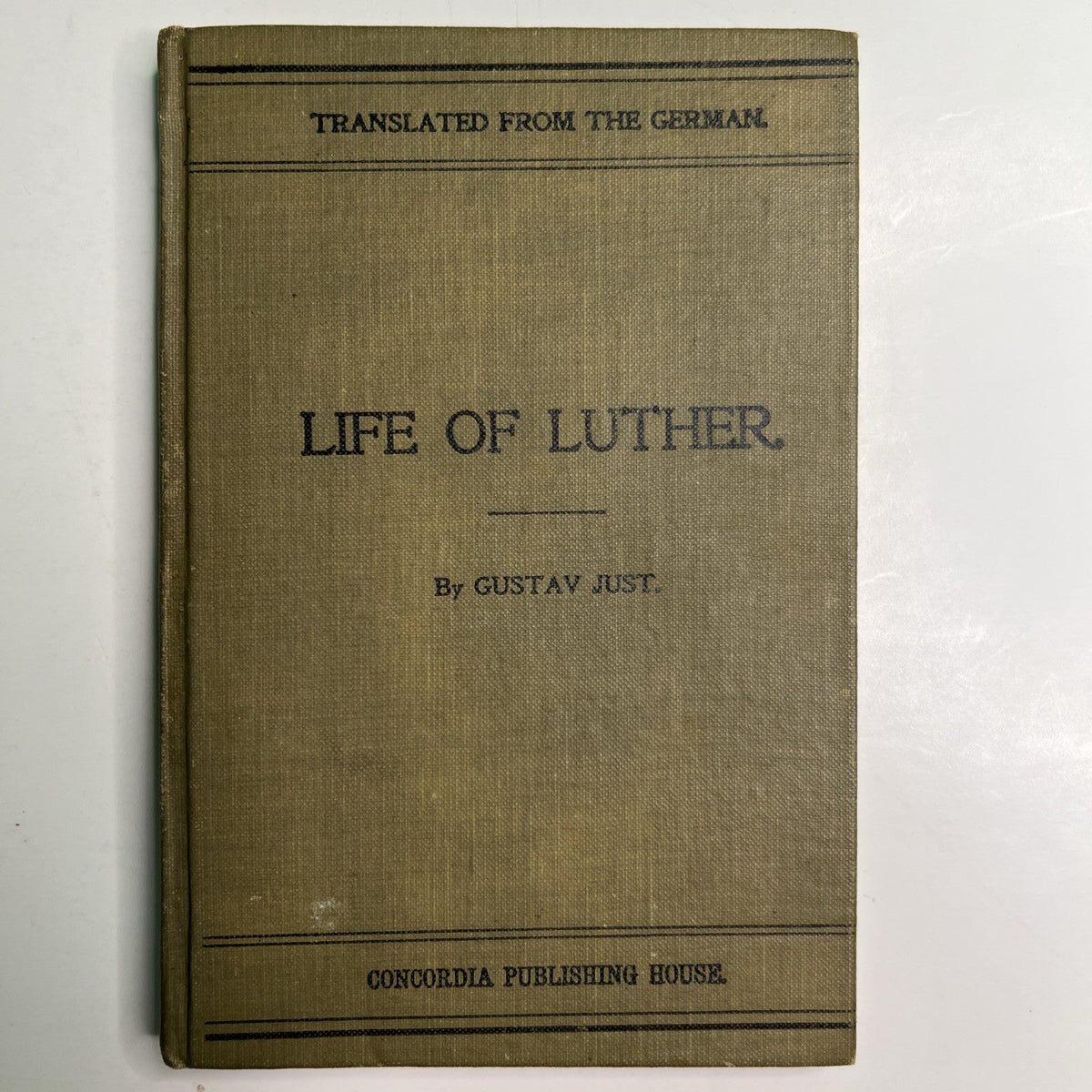 Life Of Luther 1905 HC by Gustav Just Concordia Publishing Illustrated