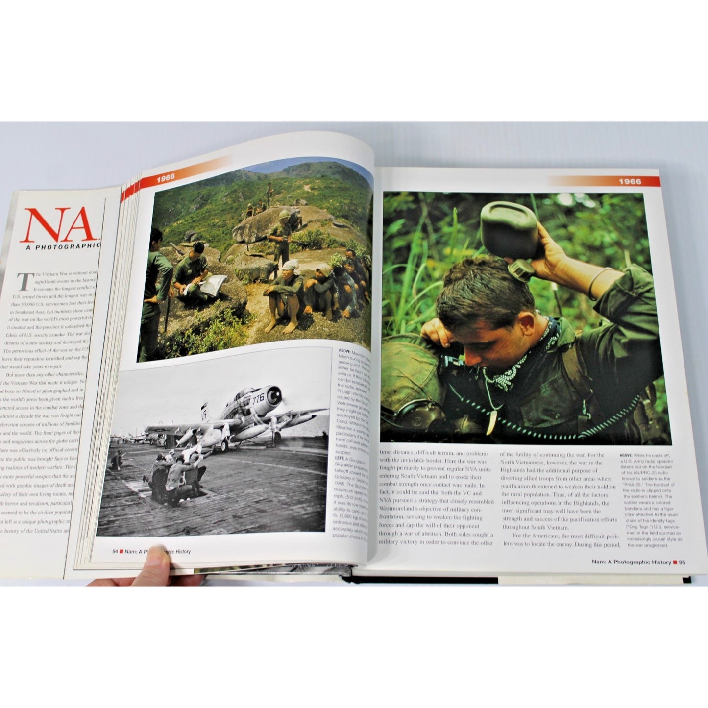 NAM: A Photographic History By Daugherty & Mattson, 2004, Vietnam War, HC/ DJ