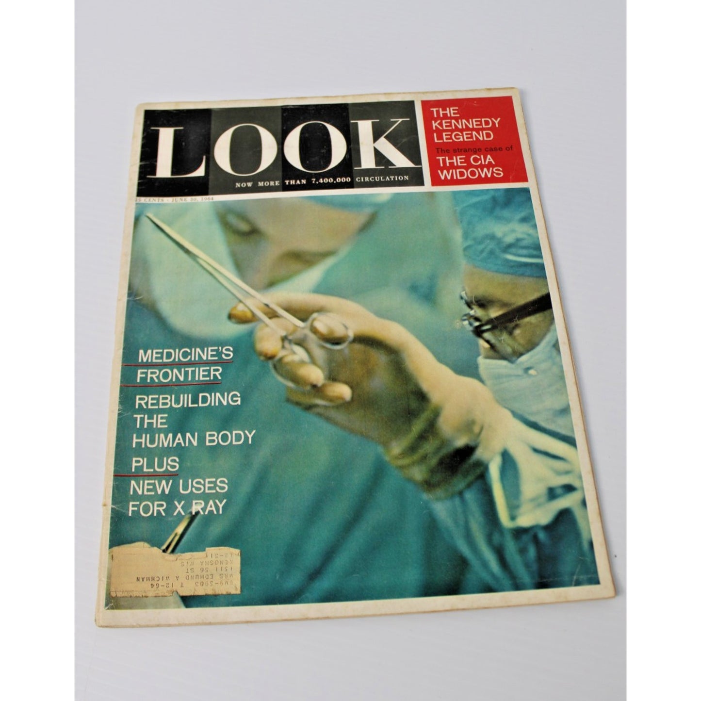 LOOK Magazine June 30 1964- Kennedy, Surfing Trend, Leslie Uggams, Medical News