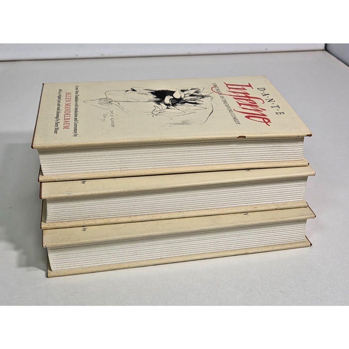 Dante Alighieri The Divine Comedy 3 Vol Set Allen Mandelbaum Barry Moser BOMC