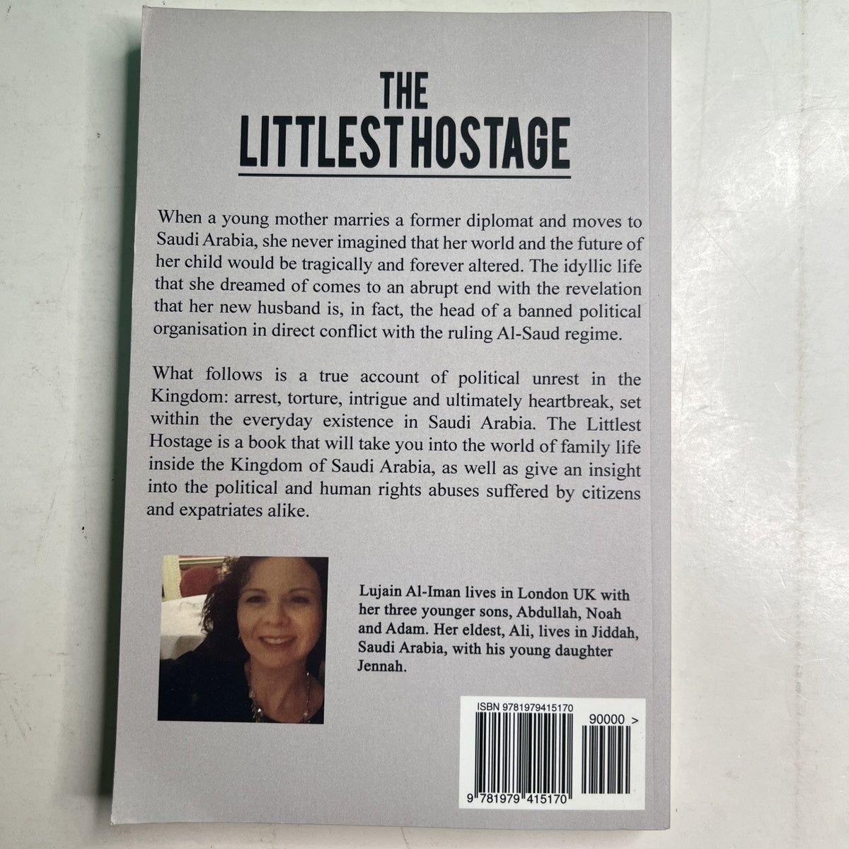2017 PB The Littlest Hostage by Lujain Al-Iman Saudi Arabia Politics