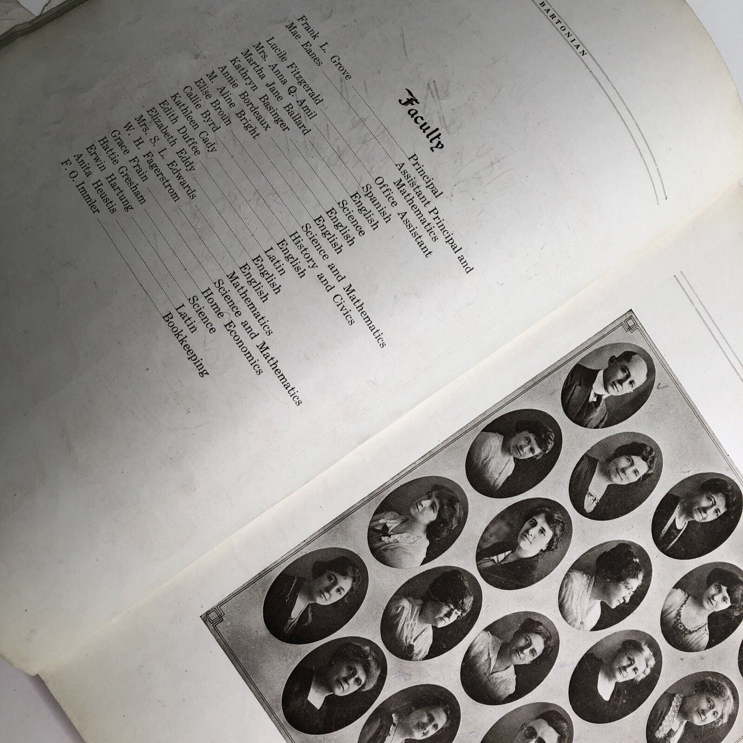 1921 BARTONIAN Yearbook Mobile High School Alabama Local History Barton Academy