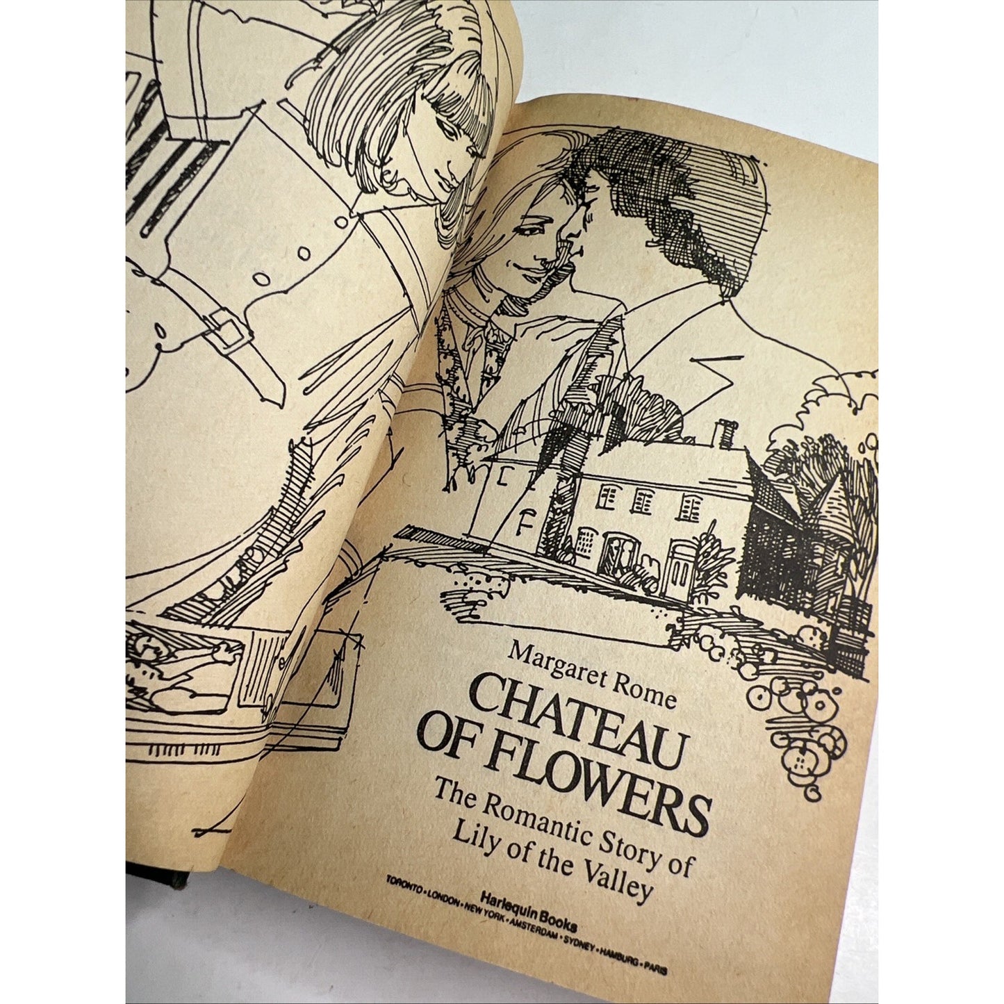 Lily of the Valley Chateau of Flowers by Margaret ROME 1971 Harlequin Book HB
