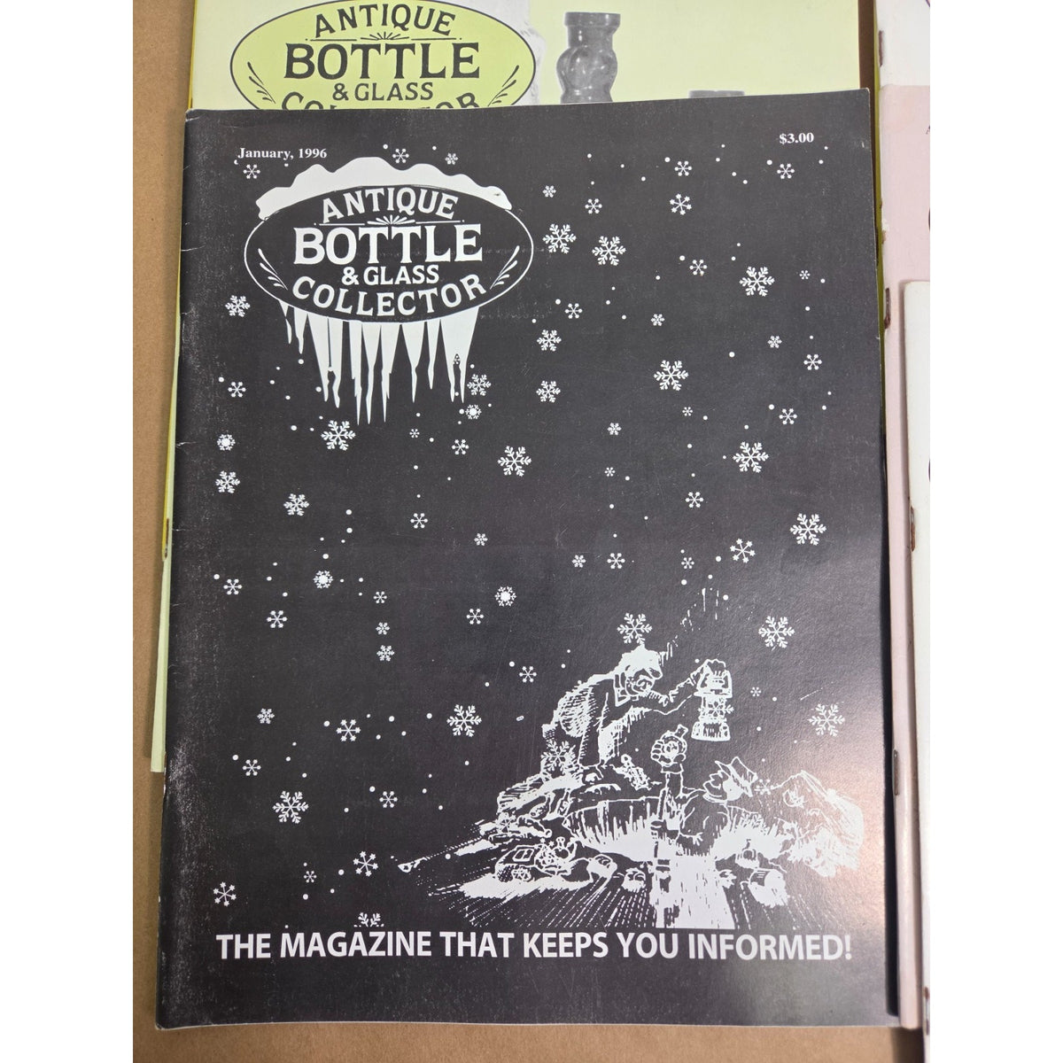 Vintage Antique Bottle & Glass Collector Magazine Lot 1996 Full Year 11 Issues