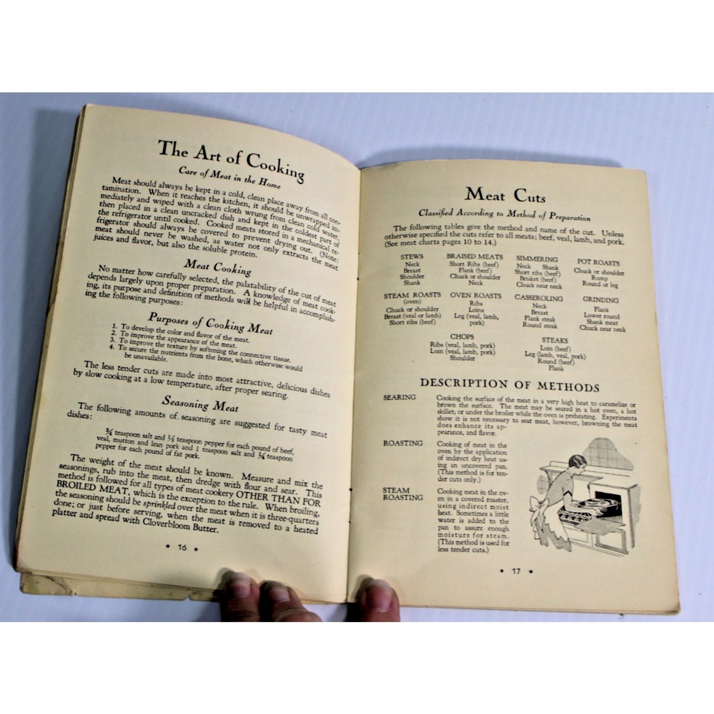 Antique 1934 Armour & Co. Meat Selection Preparation 100 Ways to Serve Booklet