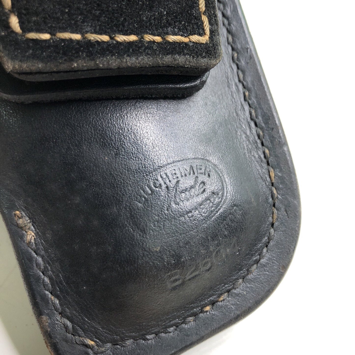 Vintage Bucheimer Black Leather Gun Holster B2604 Adjustable